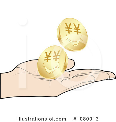 Gold Coins Clipart #1080013 by Andrei Marincas