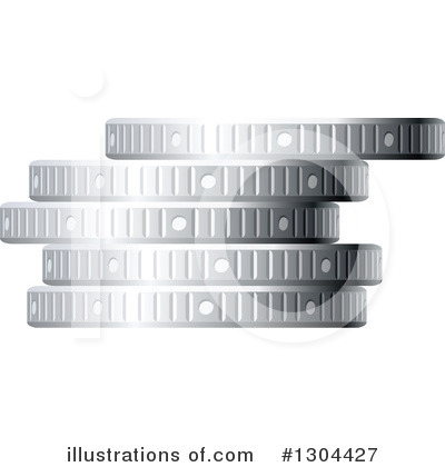 Royalty-Free (RF) Coins Clipart Illustration by Vector Tradition SM - Stock Sample #1304427