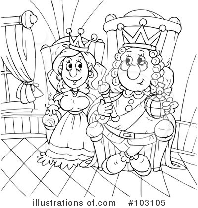 Royalty-Free (RF) Color Page Clipart Illustration by Alex Bannykh - Stock Sample #103105