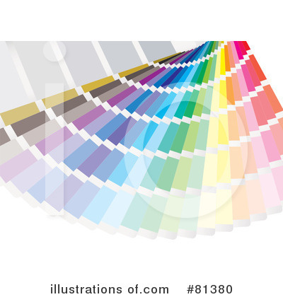 Royalty-Free (RF) Color Samples Clipart Illustration by michaeltravers - Stock Sample #81380