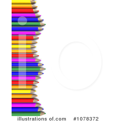 Royalty-Free (RF) Colored Pencils Clipart Illustration by KJ Pargeter - Stock Sample #1078372