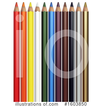 Royalty-Free (RF) Colored Pencils Clipart Illustration by dero - Stock Sample #1603850