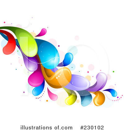Rainbow Background Clipart #230102 by BNP Design Studio
