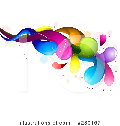Rainbow Background Clipart #230167 by BNP Design Studio