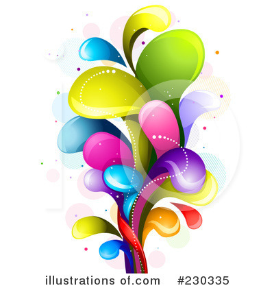 Rainbow Background Clipart #230335 by BNP Design Studio