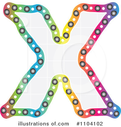 Royalty-Free (RF) Colorful Letter Clipart Illustration by Andrei Marincas - Stock Sample #1104102