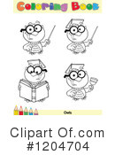 Coloring Book Page Clipart #1204704 by Hit Toon