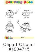 Coloring Book Page Clipart #1204715 by Hit Toon