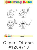 Coloring Book Page Clipart #1204718 by Hit Toon