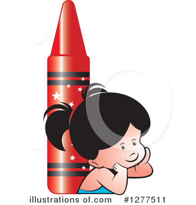 Crayon Clipart #1277511 by Lal Perera