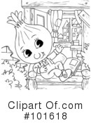 Coloring Page Clipart #101618 by Alex Bannykh
