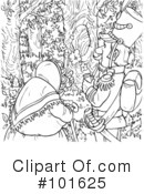 Coloring Page Clipart #101625 by Alex Bannykh