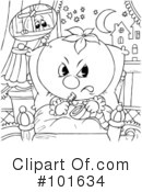 Coloring Page Clipart #101634 by Alex Bannykh