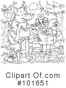 Coloring Page Clipart #101651 by Alex Bannykh