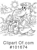 Coloring Page Clipart #101674 by Alex Bannykh