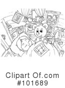 Coloring Page Clipart #101689 by Alex Bannykh