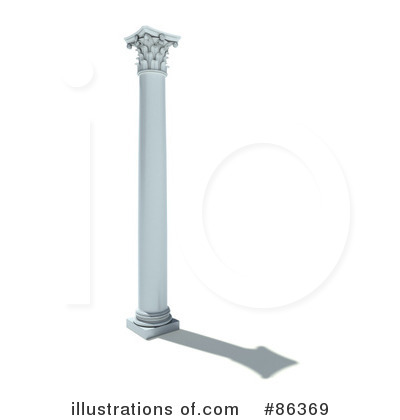 Royalty-Free (RF) Column Clipart Illustration by Mopic - Stock Sample #86369