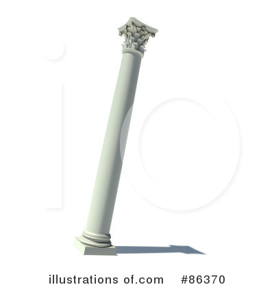 Royalty-Free (RF) Column Clipart Illustration by Mopic - Stock Sample #86370
