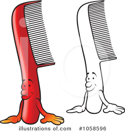 Royalty-Free (RF) Comb Clipart Illustration by dero - Stock Sample #1058596