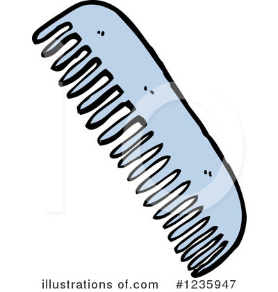 Royalty-Free (RF) Comb Clipart Illustration by lineartestpilot - Stock Sample #1235947