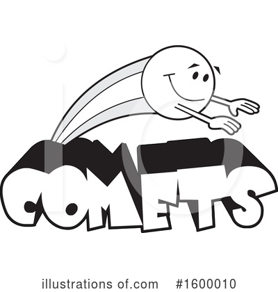 Royalty-Free (RF) Comet Clipart Illustration by Johnny Sajem - Stock Sample #1600010