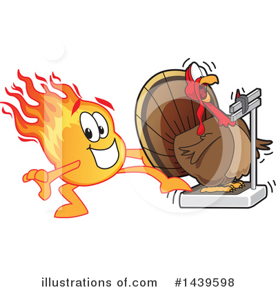 Turkey Bird Clipart #1439598 by Mascot Junction