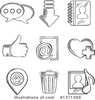 Royalty-Free (RF) Communication Clipart Illustration by Vector Tradition SM - Stock Sample #1371369