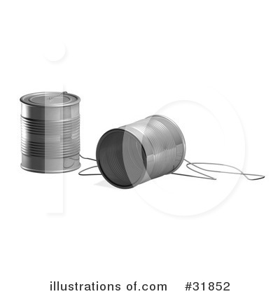 Cans Clipart #31852 by AtStockIllustration