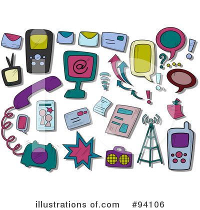 Royalty-Free (RF) Communications Clipart Illustration by BNP Design Studio - Stock Sample #94106