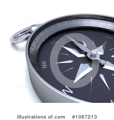 Royalty-Free (RF) Compass Clipart Illustration by KJ Pargeter - Stock Sample #1067213