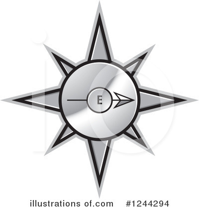 Royalty-Free (RF) Compass Clipart Illustration by Lal Perera - Stock Sample #1244294