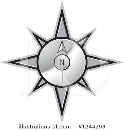 Royalty-Free (RF) Compass Clipart Illustration by Lal Perera - Stock Sample #1244296