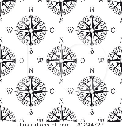 Royalty-Free (RF) Compass Clipart Illustration by Vector Tradition SM - Stock Sample #1244727