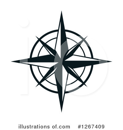 Royalty-Free (RF) Compass Clipart Illustration by Vector Tradition SM - Stock Sample #1267409