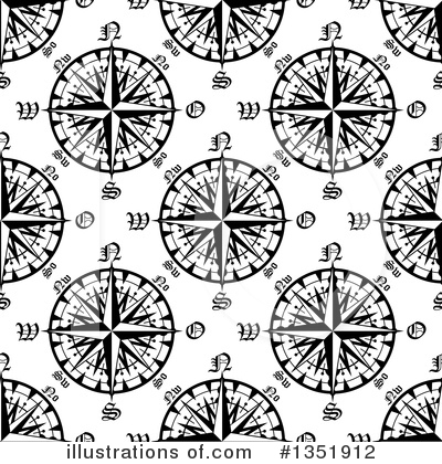 Royalty-Free (RF) Compass Clipart Illustration by Vector Tradition SM - Stock Sample #1351912