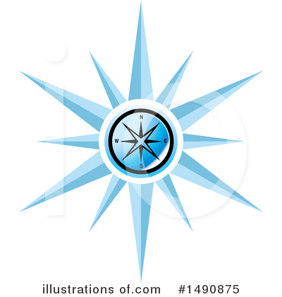 Royalty-Free (RF) Compass Clipart Illustration by Lal Perera - Stock Sample #1490875