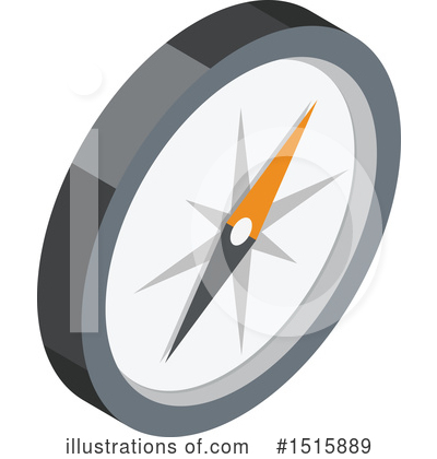 Royalty-Free (RF) Compass Clipart Illustration by beboy - Stock Sample #1515889