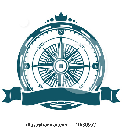 Royalty-Free (RF) Compass Clipart Illustration by Vector Tradition SM - Stock Sample #1680957