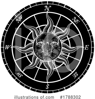 Royalty-Free (RF) Compass Clipart Illustration by AtStockIllustration - Stock Sample #1788302