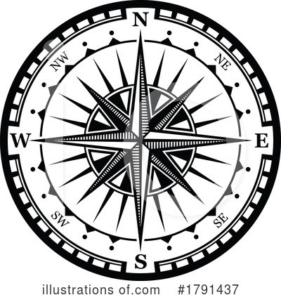 Royalty-Free (RF) Compass Clipart Illustration by Vector Tradition SM - Stock Sample #1791437