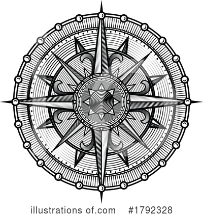 Royalty-Free (RF) Compass Clipart Illustration by Vector Tradition SM - Stock Sample #1792328
