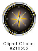 Compass Clipart #210635 by michaeltravers