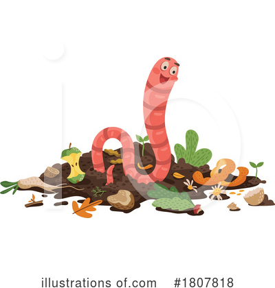 Worms Clipart #1807818 by Vector Tradition SM