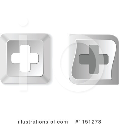 Royalty-Free (RF) Computer Buttons Clipart Illustration by Andrei Marincas - Stock Sample #1151278