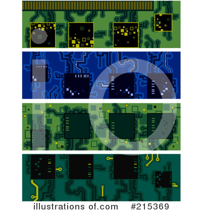 Royalty-Free (RF) Computer Chip Clipart Illustration by BNP Design Studio - Stock Sample #215369