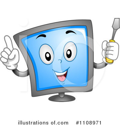 Royalty-Free (RF) Computer Clipart Illustration by BNP Design Studio - Stock Sample #1108971