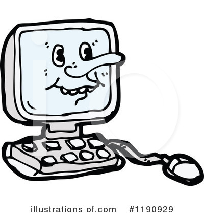 Computer Monitor Clipart #1190929 by lineartestpilot