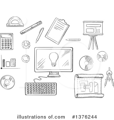 Architect Clipart #1376244 by Vector Tradition SM