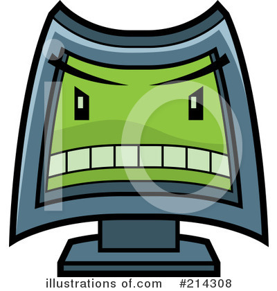 Computer Screen Clipart #214308 by Cory Thoman