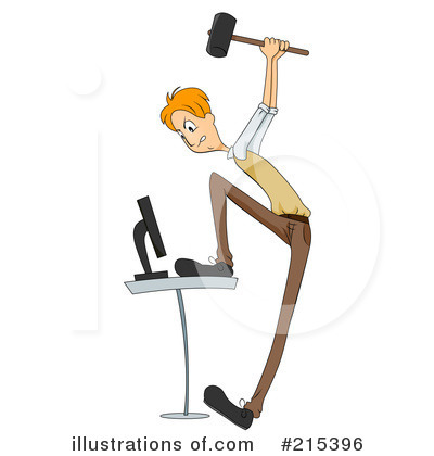 Royalty-Free (RF) Computer Clipart Illustration by BNP Design Studio - Stock Sample #215396